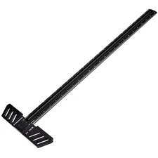 Woodworking T-Square 24 Inch Aluminum Alloy T Square Ruler 1/32" Hole Scrbing
