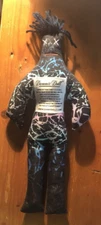 DAMMIT DOLL - Anger Management tool,  splash pattern,  12" Tall.  Great gift!!