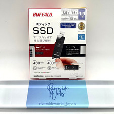 BUFFALO External SSD 1TB USB3.2 Gen1 Stick portable Type cable-less PS4 PS5 New