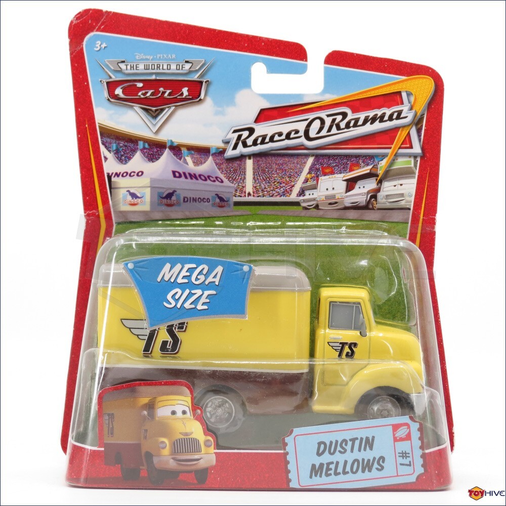Disney カーズ Towin Eoin & Dustin Mellows Disney Pixar World of Cars Dustin Mellows # 7 Mega Size Race
