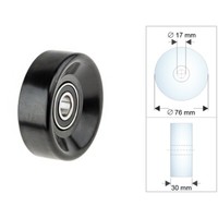 NTY Umlenk-/FüHrungsrolle Keilrippenriemen FüR Jeep Wrangler II TJ 4.0