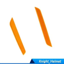 Pair Left & Right Side Front Bumper Marker Reflector Lens Fits For X6 E71 E72