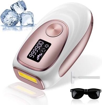 Laser Hair Removal With Cooling System, at-Home Permanent for Women and Men