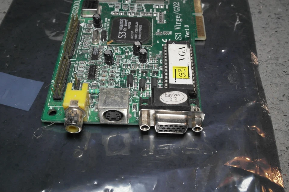 S3 Virge/GX2 86c357 4 MB AGP video graphics VGA card w/o bracket - Image 4 of 4