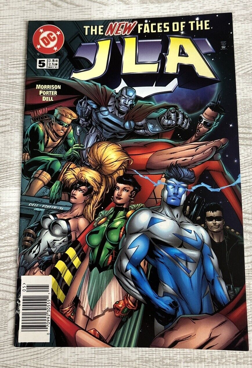 JLA #5 Comic Book 1997 Grant Morrison DC Superman Comics