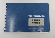 Tektronix TEK P6202 Probe With Options Instruction Manual 1976 First Printing