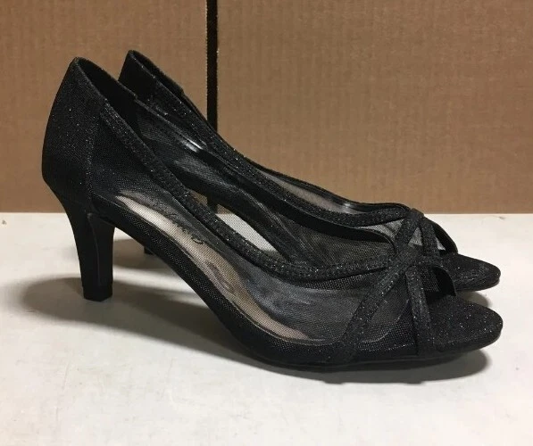 Salto alto Easy Street preto 8,5 - Imagem 3 de 4