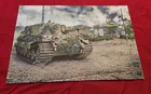 WW2 WWII German CAMO PANZER TANK Military War Poster Print