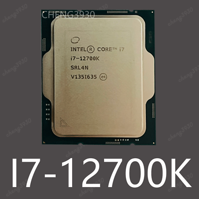CPU Intel Core i7-12700K Intel Core i7-12700K 3.60ghz 12 cores 20 threads LGA-1700 CPU