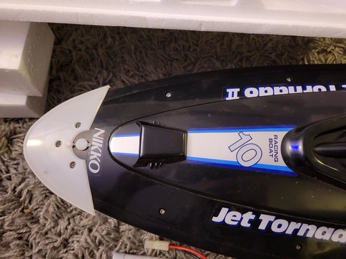 Vintage Nikko Radio/Remote Control Jet Tornado 2 RC Boat 1:10 Scale + 1 Battery - Picture 7 of 24