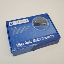 NETWORX Fiber Optic Media Converter SC Fiber to Ethernet Converter 10/100/1000M