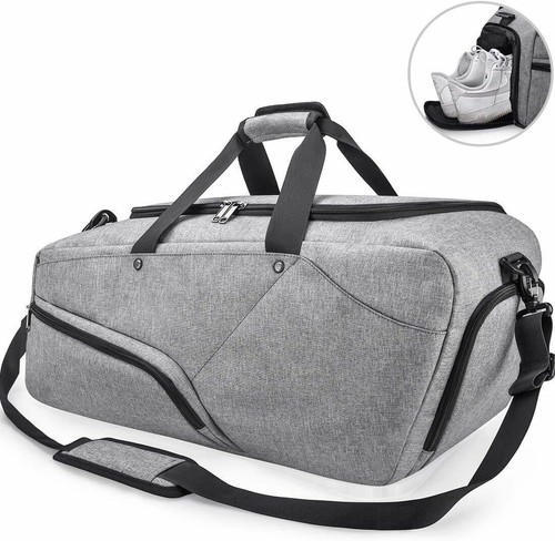 Bolsa de Deporte Gimnasio Viaje Impermeable con Compartimento para Zapatos  45 L | eBay