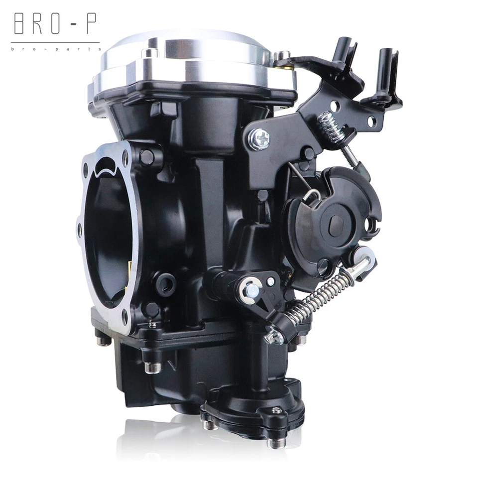 Estrangulador de carburador CV 40 mm para Harley-Davidson Heritage Softail Dyna FXR Low Rider Foto 4 de 4