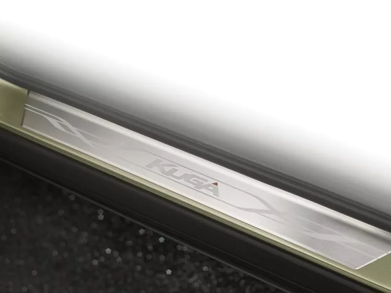 Genuine Ford Kuga Sill Protectors In Stainless Steel with Kuga Logo 1779494