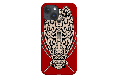 Bug Phone Case | Insect Beetle Folk Art Print | Cover for iPhone 16 15 14 13 12