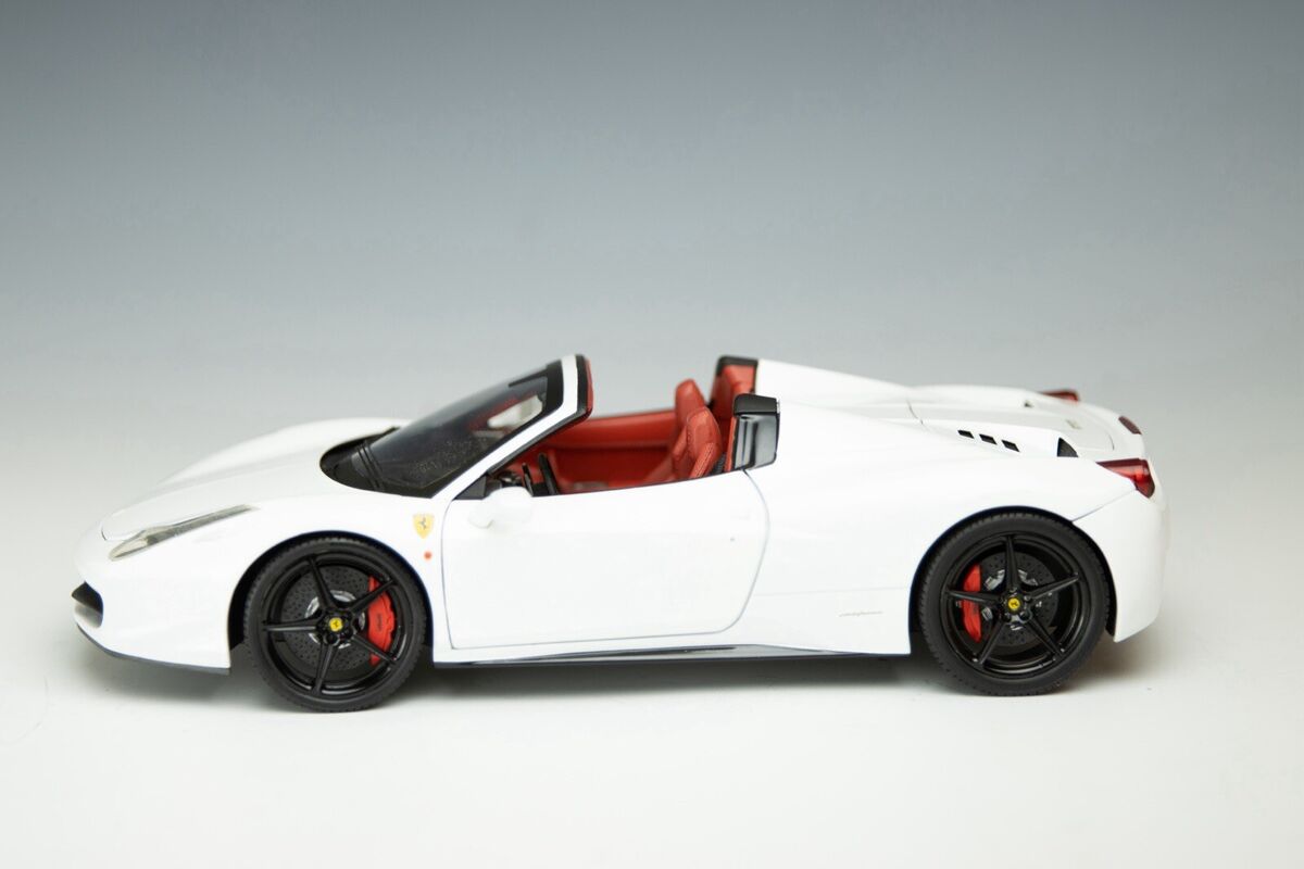 Hot Wheels Elite Ferrari 458 Italia Spider 1:18 Diecast, White, Custom | eBay Hot Wheels Elite Ferrari 458 Italia Spider 1:18 Diecast, White, Custom | eBay