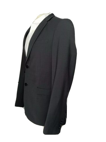 Zara Men's Gray Cotton Blend Sport Coat Blazer Jacket Size US40 - Picture 7 of 9