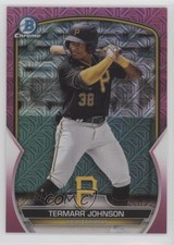 2023 Bowman Chrome Prospects Mega Box Pink Mojo Refractor Termarr Johnson 0m4r
