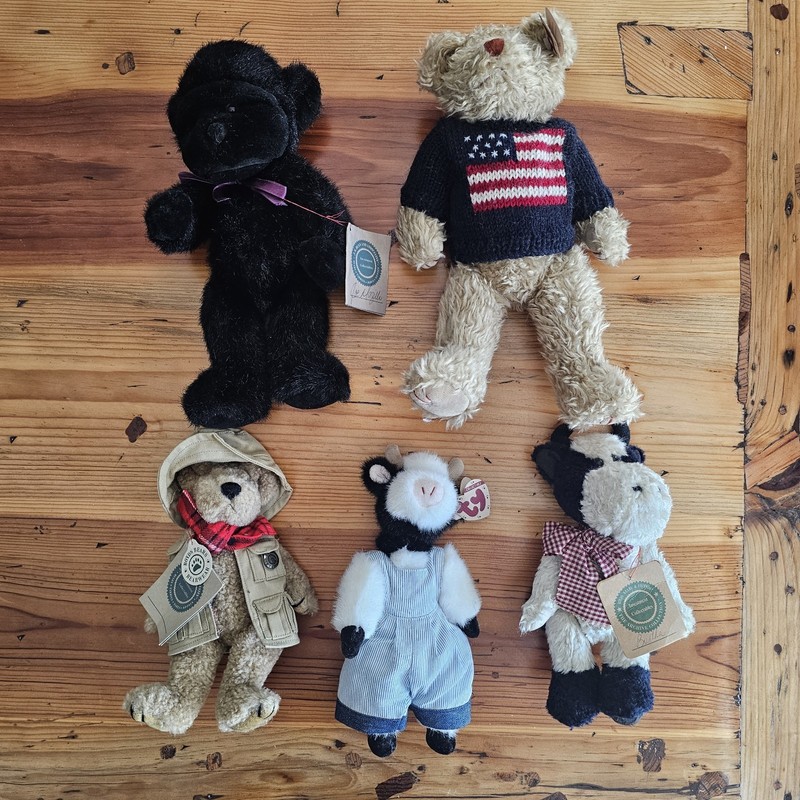 Boyds Bears Plush Lot Ty Beanie Baby Madison Style 6035 Retired
