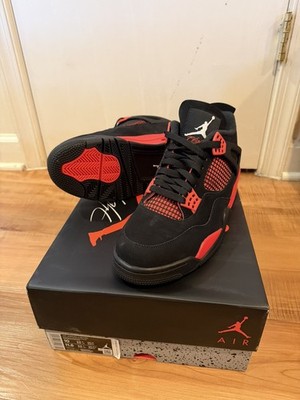 Nike Air Jordan 4 Retro Red Thunder, Size 10 (CT8527-016), Brand New