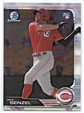 2019 Bowman Chrome #98 Nick Senzel Rookie Card Cincinnati Reds. rookie card picture