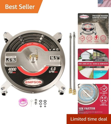 #ad Universal 16.5quot; Pressure Washer Surface Cleaner for Streak Free Outdoor Cleaning $220.00