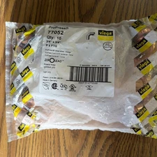 VIEGA 77052 ProPress 3/4" Press x FTG Street 90-Deg Elbow Copper Bag Of 10