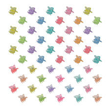 50 Pack Mini Butterfly Hair Clips Small Claw Hair Clips for Women and Girls Gli