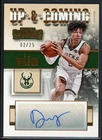 2017-18 Panini Contenders D.J. Wilson  Up & Coming Bronze RC Auto   /25  #UC-DJW