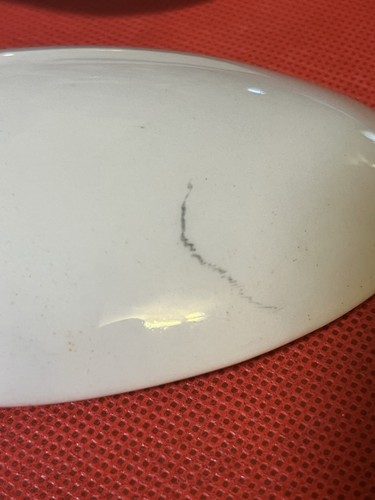 Vintage Fruit Serving Pieces, Spoon & Fork Red Trim Kitchen Wall Decor Off White - Picture 7 of 8