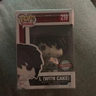 Funko Pop! Animation Death Note L (With Cake) Special Edition Vinyl Figure #219