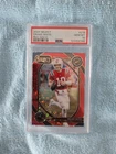 2024 Panini Select - Club Level Drake Maye #218 Red Disco Prizm /49 (RC)