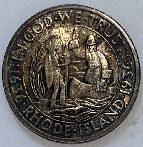 1936-P Rhode Island Commemorative Half Dollar — photo from the most recent tracked eBay sale