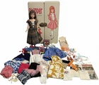 Vintage 1963 Skipper Doll Lot Case Clothes Accessories Mattel Barbie Read