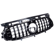 Frontgrill Panamericana Schwarz Glanz passend für Mercedes GLA H247 20-23 Frontgrill Panamericana Schwarz Glanz passend für Mercedes GLA H247 20-23