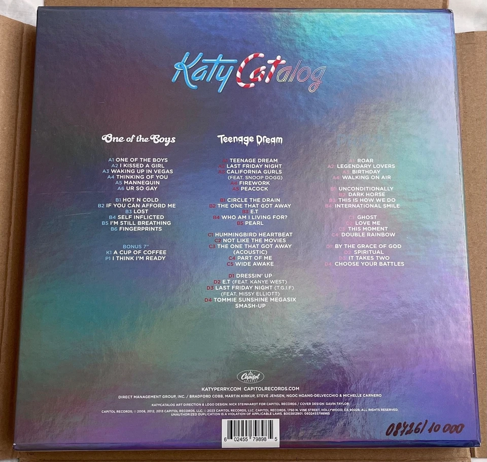 Katy Perry Katy CATalog Collector’s Edition Vinyl Boxset D2C Exclusive  - Image 2 of 4