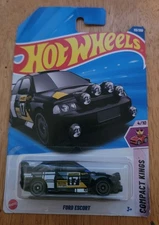 Hot Wheels Ford Escort Black Compact Kings 