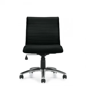 Offices to Go OTG11735 Low Back Tilter Task Conference Chair No Arms Black