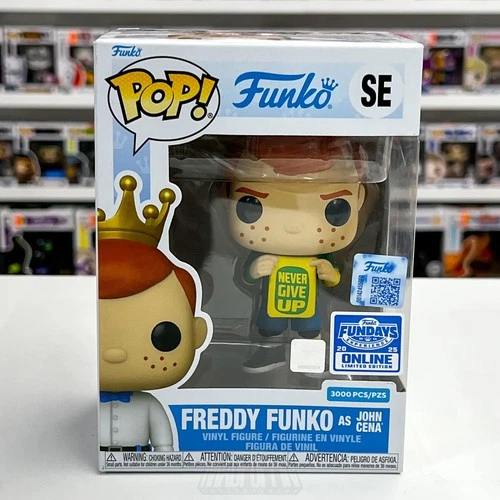 Funko Pop Freddy as John Cena WWE Fundays 2025 Online LE 3000 SE Vinyl Wrestling