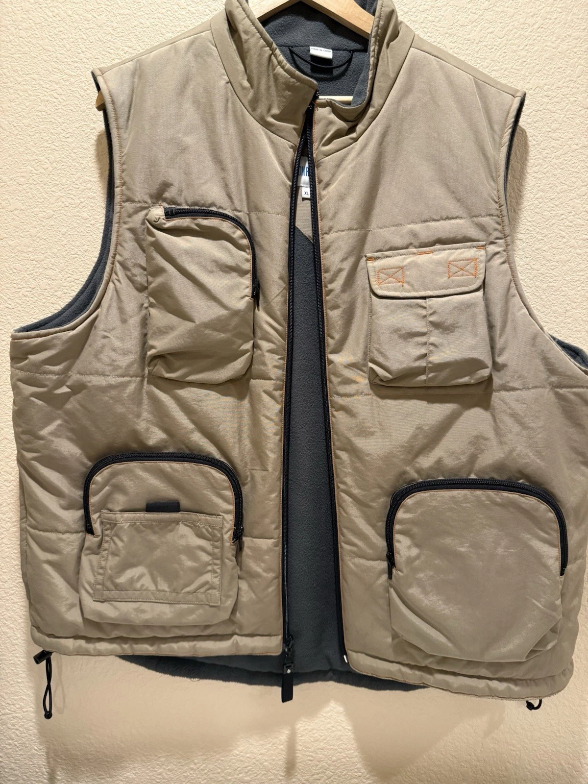 Canyon River Blues Fleece Anorak Utility Outdoors Activities vest Multiple XL