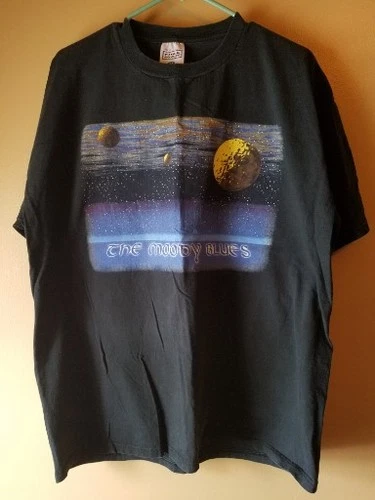 Vtg 1996 ORIGINAL NICE MAN THE MOODY BLUES CONCERT T-SHIRT B 1990s vintage concert t-shirt, vintage, size XL, single stitch, B+ condition