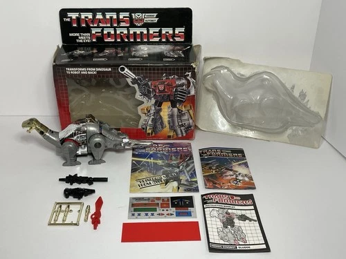 Vintage G1 Transformers Sludge Figure Dinobot Jungle Warrior 1984 Hasbro