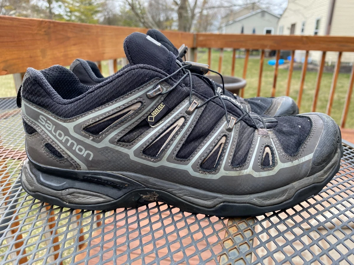 Sober sponsor tjenestemænd Salomon X Ultra 2 GTX Mens Trail Running Shoes Black Gray Ortholite Size 9  | eBay