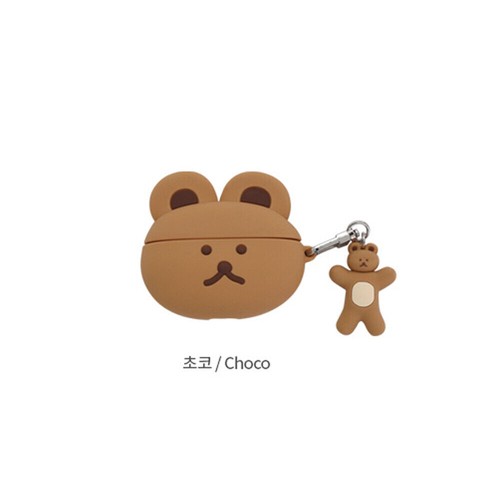DONATDONAT Bear Case for Airpods 3 Cute Airpods Case - Picture 9 of 13