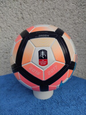 Official Match Ball Nike Ordem 4 FA Cup 2016/2017⚽ Condition: New