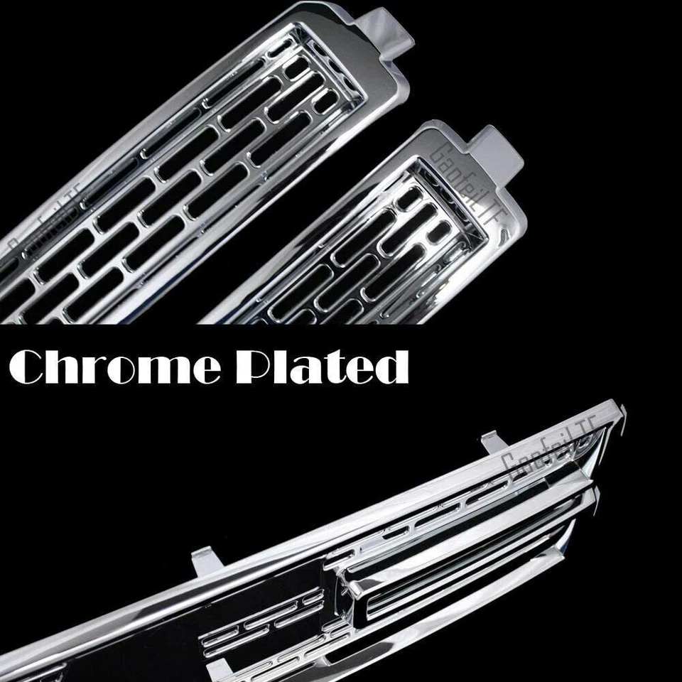 Cubiertas de parrilla superpuestas a presión CROMADAS para GMC Yukon XL 15-20 Nuevo Foto 3 de 3