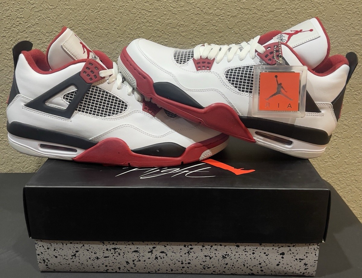 Jordan4 ジョーダン4 fire red ファイヤーレッド 2012年製 Jordan 4 Retro Fire Red 2012 308497-110 men's 13 | eBay