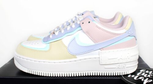 ácido aventuras Melbourne Nike Air Force 1 AF1 CON Sombra Pastel Azul Rosa Fantasma UK 3 4 5 6 7 8 9  EE. UU. Nuevo | eBay