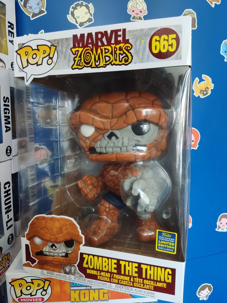 Funko Pop! The Thing Zombie #665 Marvel Summer Convention 2020 IN Stock 10  \