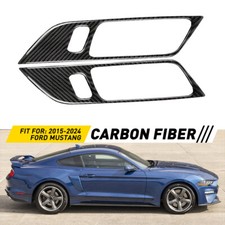 2pcs Interior Accessories Gear Shift Panel Cover Trim For 2015-2024 Ford Mustang